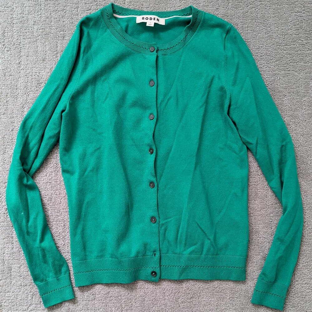 Boden Green Cardigan